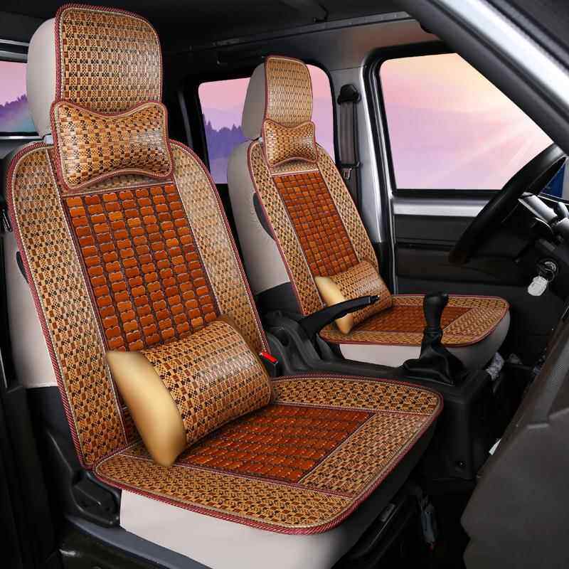 五菱荣光小卡新卡单排全包围竹片汽车座小货车夏季坐垫