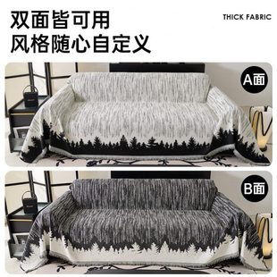防滑沙发垫夏用 长促欧式 级感沙发盖布2025新款 四季 通用沙发巾夏季