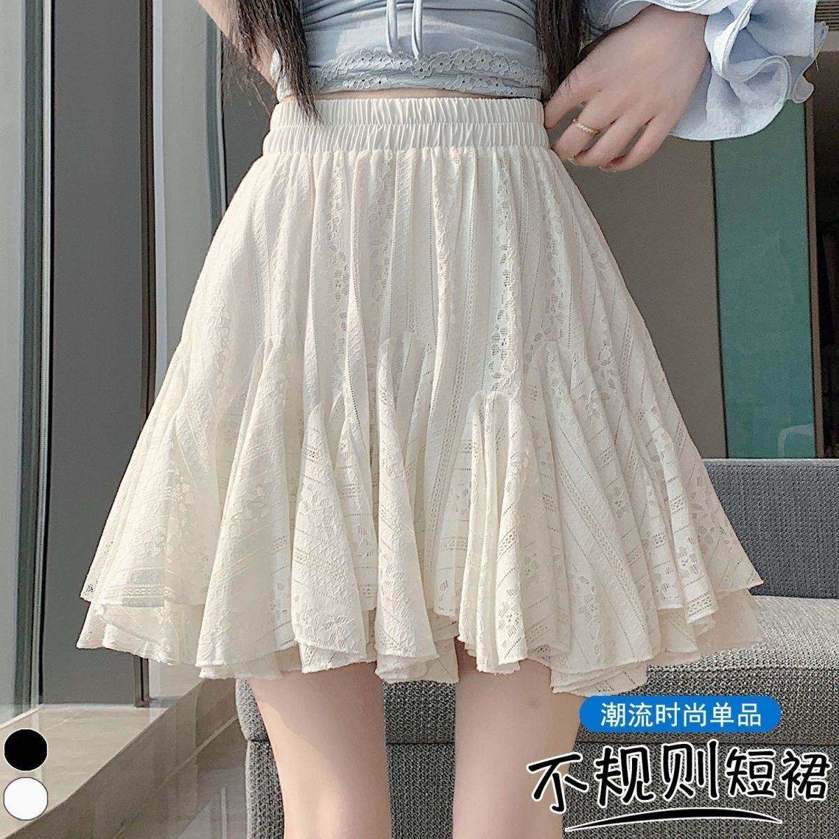 芭蕾风不规则2026蕾丝半身裙春夏高腰新款显瘦减龄裙字蓬蓬裙女