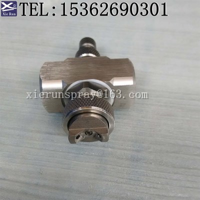 不锈钢扇形锥形压力式虹吸式雾化喷嘴 用于喷涂加湿喷头