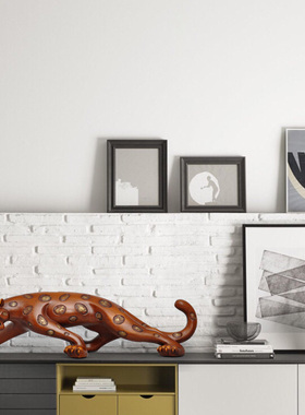 金钱豹摆件招财工艺品开业乔迁礼品家庭客厅室内电视柜家居装饰品