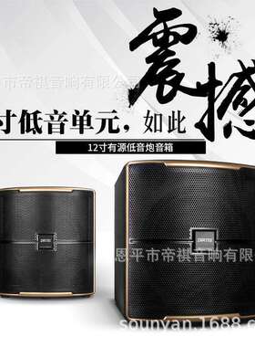 Pasion12SP12寸有源无源低音炮音响清吧餐吧家庭KTV舞台酒吧音箱