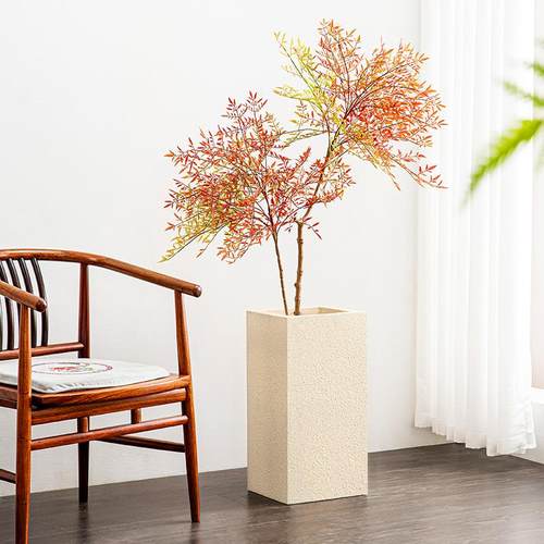 水泥花盆花箱种植箱花槽户外庭院花卉绿植盆景盆真石漆镁泥花盆高