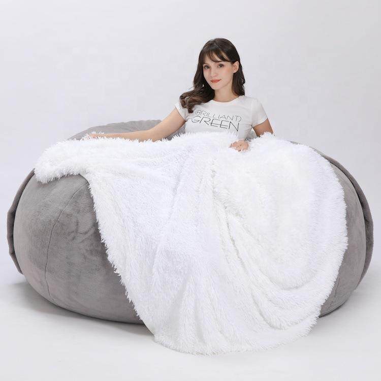 可压缩碎海绵记忆慢回弹海绵豆袋椅懒人沙发