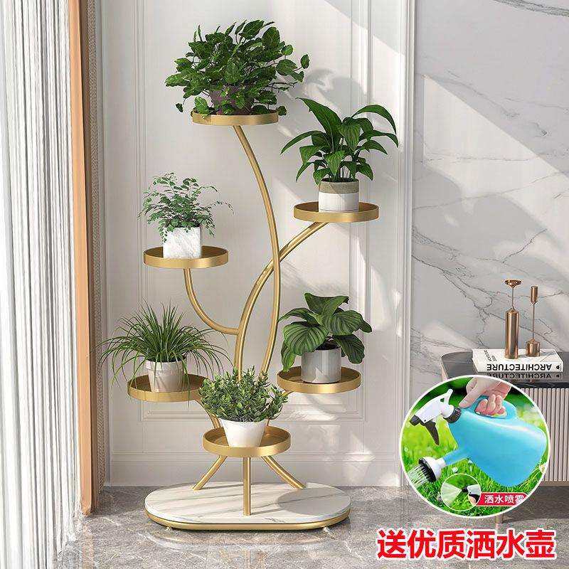 高端花架子客厅落地式阳台置物架多肉花架万向轮铁艺花盆托架多层,3C数码配件,USB灯,淘宝优惠券,粉丝福利购,淘宝优惠卷