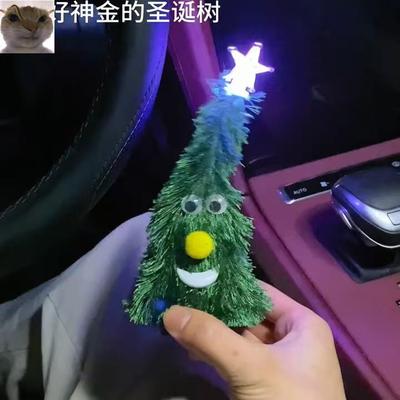 圣诞节装饰音乐摇摆歪脖