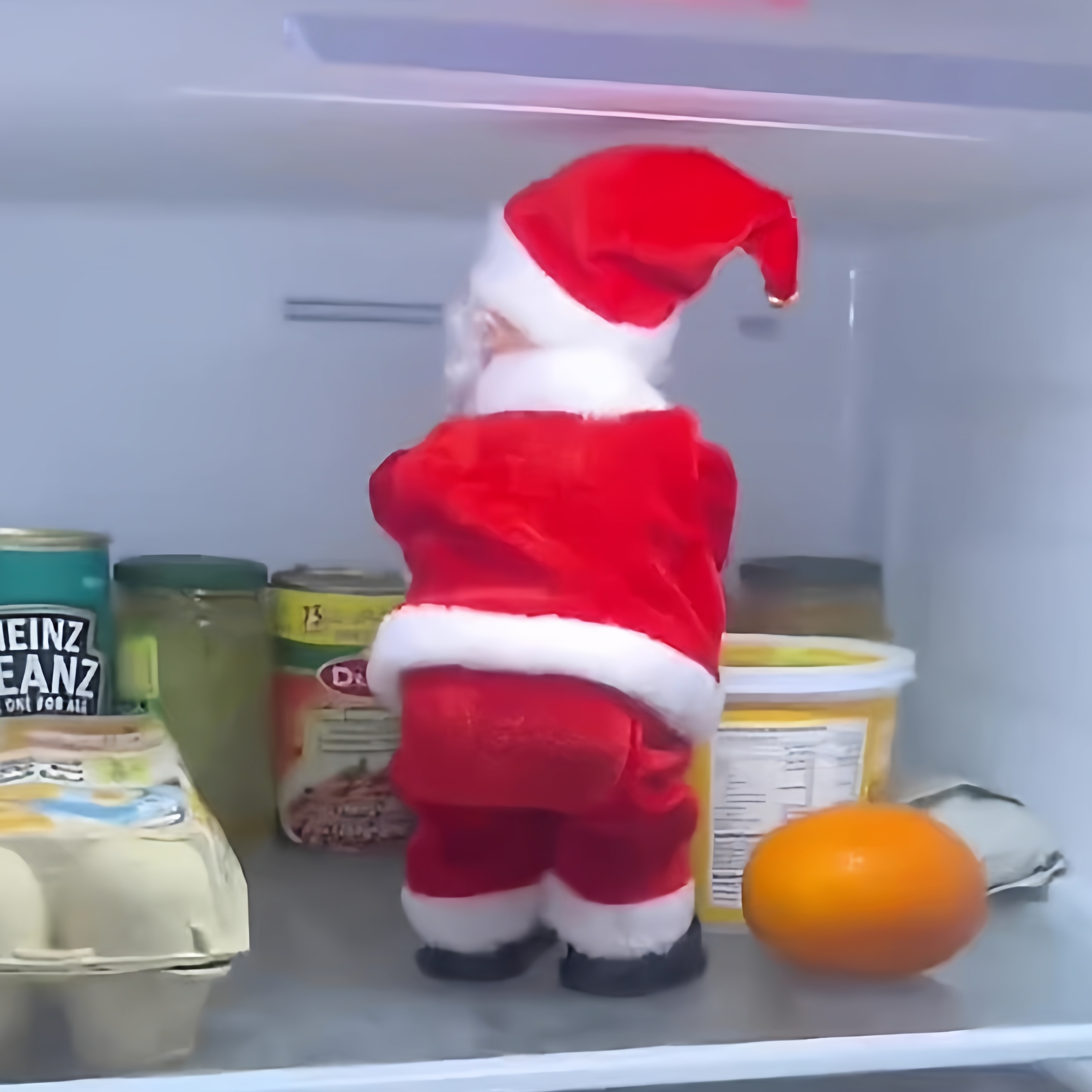 圣诞老人抖臀扭屁股有趣