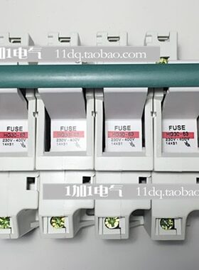 HG63304P按熔断器底座   导轨质 -优保险丝装 树脂