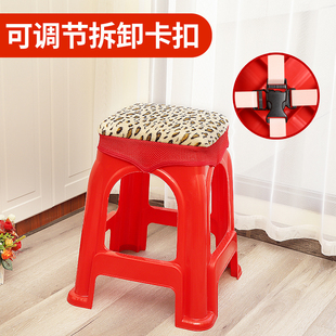 垫子坐垫塑料凳子垫子加厚屁垫正方形家用简约餐桌餐厅饭桌可拆洗
