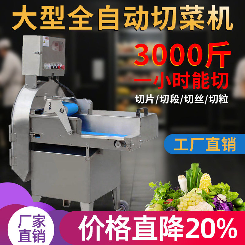 切菜机商用大型不锈钢多功能土豆白菜切碎丝片丁段食堂全自动电动