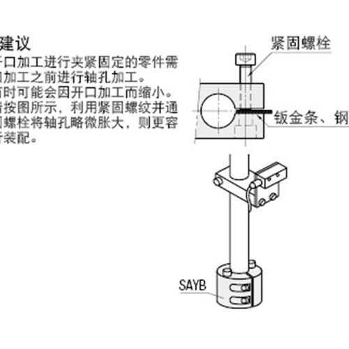 底座用支架 SBYB SBYM SBYA  SCYB SCYM 10 12 15 20 25 30 35 40