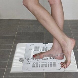 蹲便器脚踏板 卫生间厕所安全盖板 浴室蹲坑便池防臭盖 茅坑盖