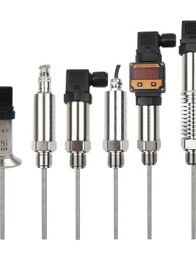 一体化温度变送器4-20ma输出插入式传感器模块0-10v热电阻PT100