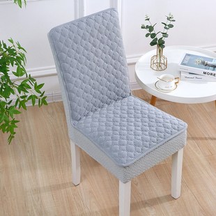 通用加厚餐椅套罩餐桌椅套靠背一体椅套罩座椅套凳套 椅子套罩四季