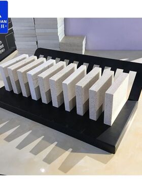 10槽石英石大理石小型样品展示架 人造石板材亚克力展架 石材展具