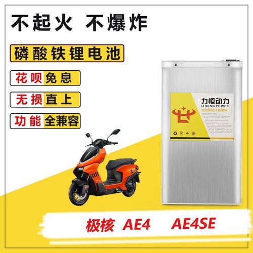 适用于极核AE4 SE锂电池AE4I直上大容量POR增程磷酸铁锂电池配件