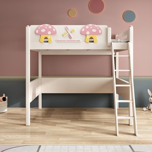 儿童高架床上床下桌衣柜一体组合床架子床上下铺单独上层床小户型