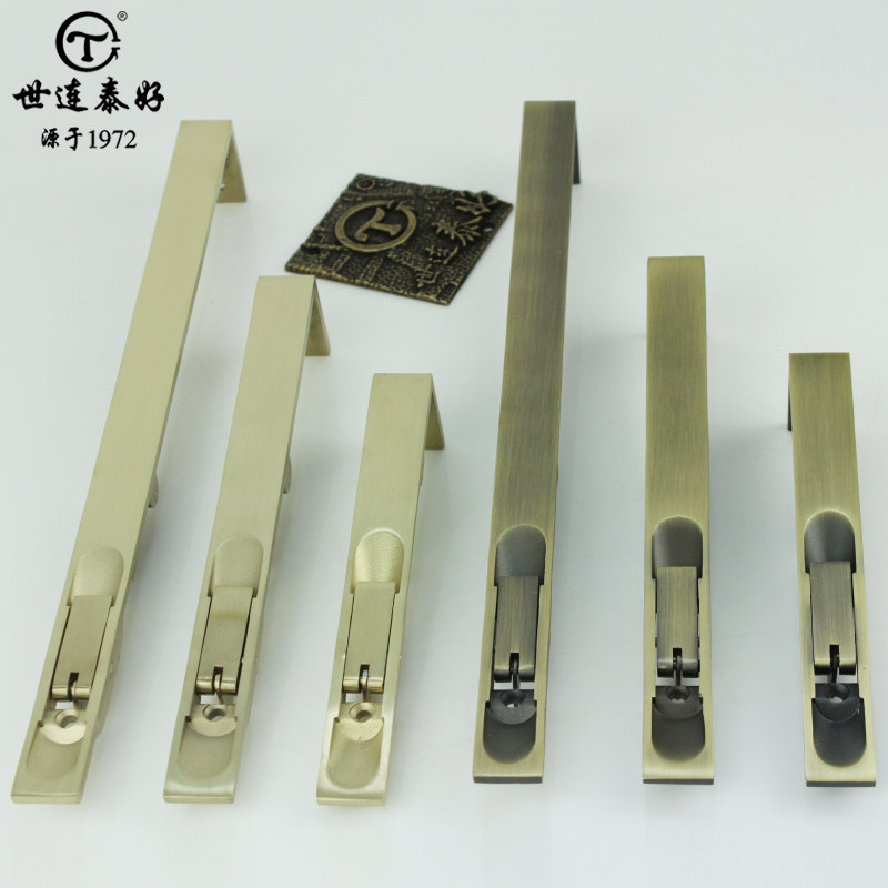 世连泰好铜锁 不锈钢暗插销 字母门插销天地插销DR 07 单支价