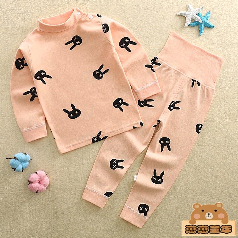 男宝宝纯棉高领秋衣秋裤套装春秋款内衣婴儿保暖睡衣女儿童秋冬款,童装/婴儿装/亲子装,内衣套装,淘宝优惠券,粉丝福利购,淘宝优惠卷