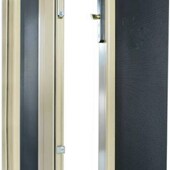 意美达牌对平开金刚网防盗纱门 三零四钢网落地窗门 灰色防护门纱