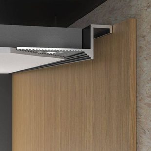 金属条腻子修边压条封边条装饰条包边悬浮吊顶收口黑色收边条阳角