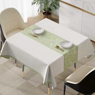 2025新款桌布免洗防水防油餐桌台布正方形方桌八仙桌盖布PVC茶几