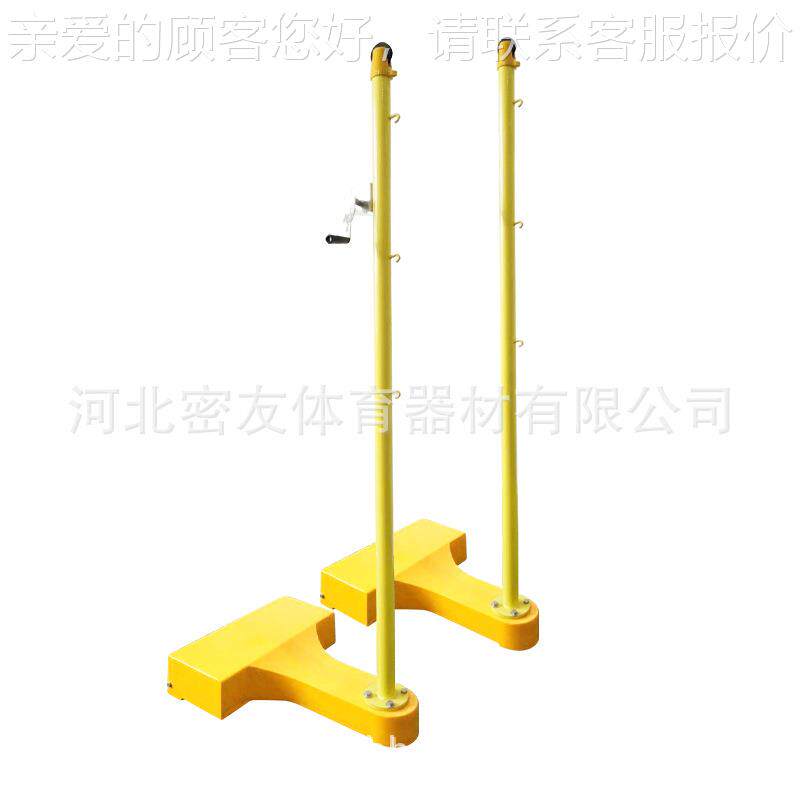 体育用材品铸铁底座羽毛出球00801柱口移动式羽毛球柱体器多规格