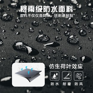 加厚反光雨衣牛津执勤防汛雨衣防水防风连体风衣徒步全身防护 长款