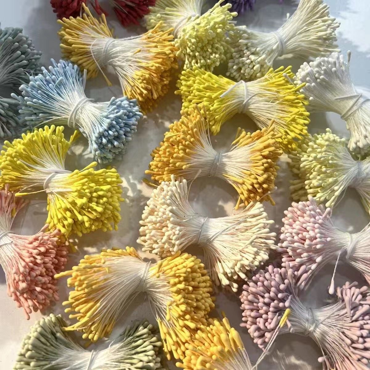 扭扭棒花束手工diy全套配件花杆胶水材料辅助工具扭扭棒专用花蕊,鲜花速递/花卉仿真/绿植园艺,花艺材料,淘宝优惠券,粉丝福利购,淘宝优惠卷