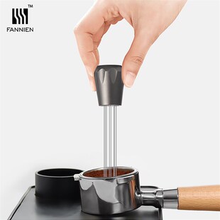 浓缩咖啡布粉针辅助器搅粉针家用 不锈钢布粉器咖啡粉打散针意式