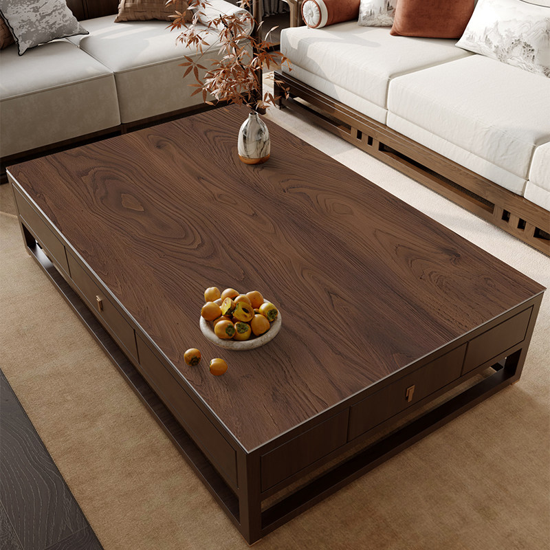 仿木纹茶几桌垫原木色电视柜防水防油免洗桌布客厅餐桌垫边柜台布