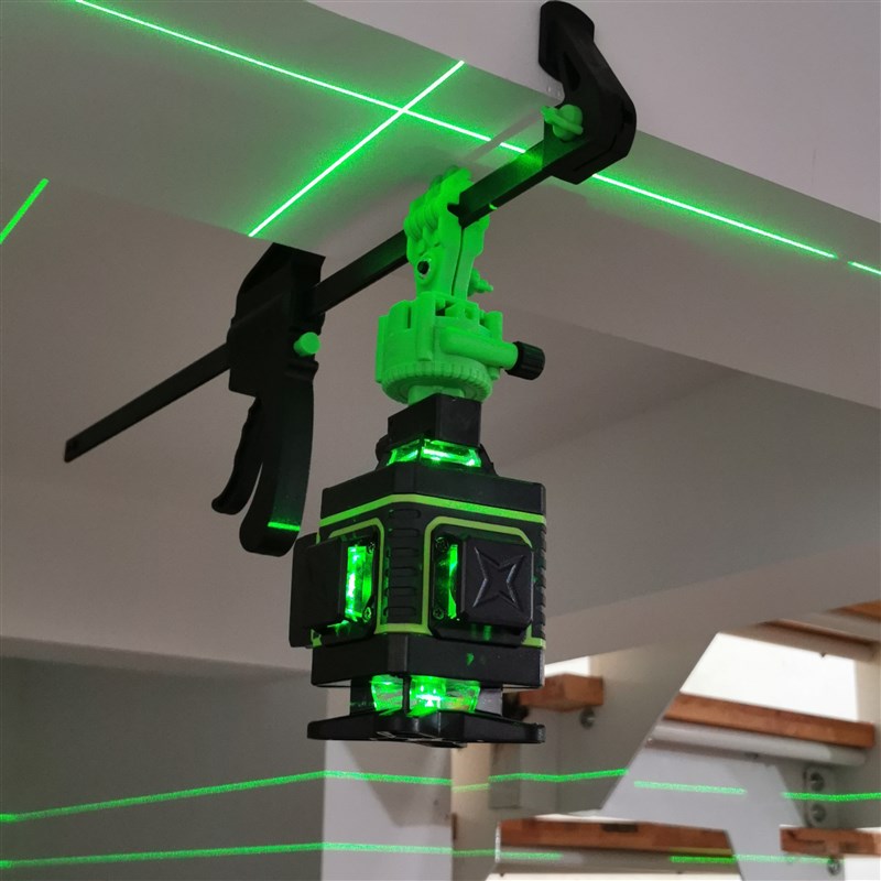 瓦工用红外线水平仪12线蓝光强光平水仪器高精度自动打线打点抹灰