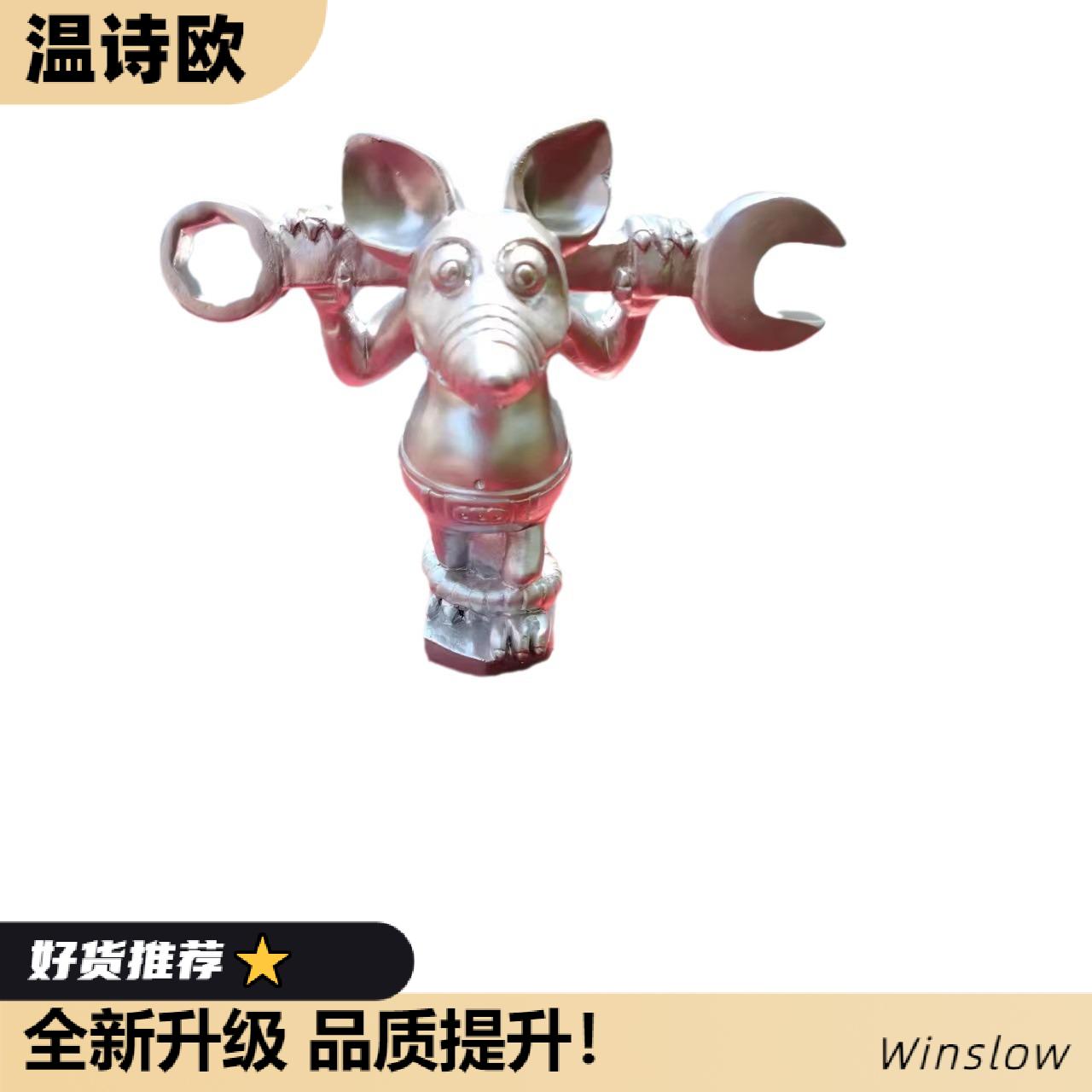 跨境新款树脂工艺品创意老鼠雕塑