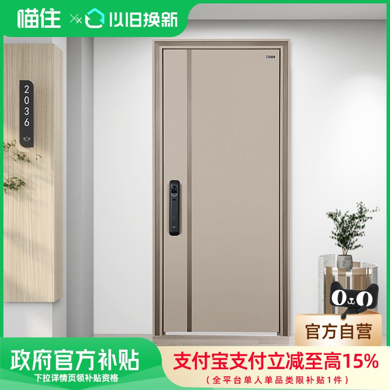 WL王力甲级安全防盗门入户门进户门家用子母门大门智能门锁S101