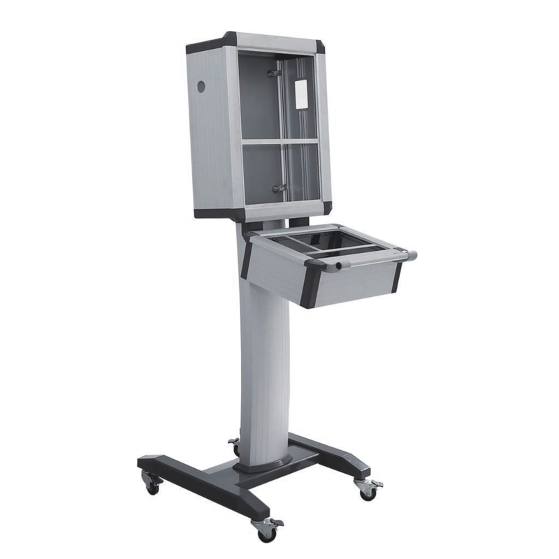 悬臂支架控制箱底座可移动操作台7寸10寸人机界面触摸屏定制包邮