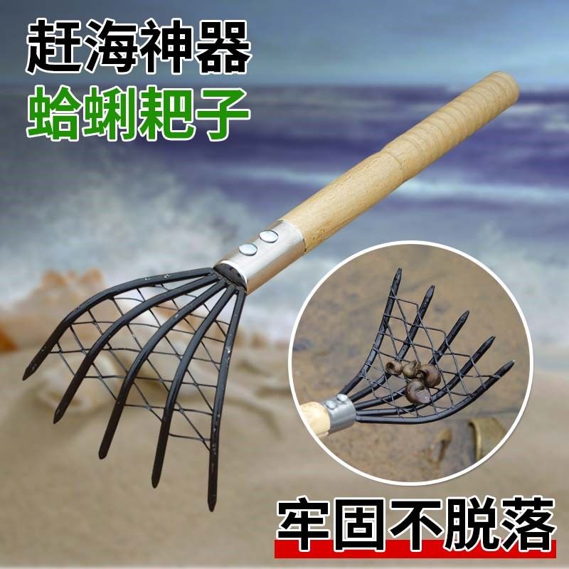 赶海神器海边沙滩耙子贝壳蛤蜊挖牡蛎螃蟹蛏子不锈钢水草工具套装,鲜花速递/花卉仿真/绿植园艺,耙子,淘宝优惠券,粉丝福利购,淘宝优惠卷