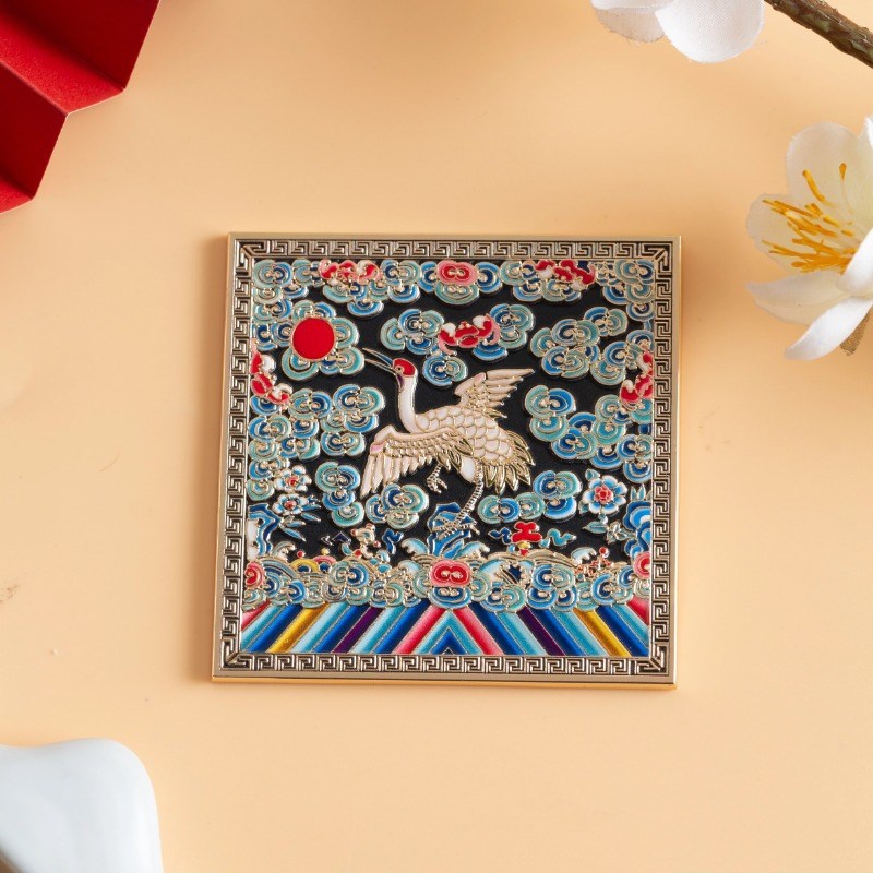 国潮浮雕金属北京纪念品冰箱贴磁贴文化官补发财旅游纪念品