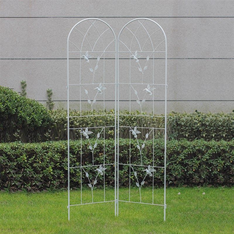 铁艺小鸟栅栏屏风爬藤架围栏花园隔断月季铁线莲爬藤花架阳台装饰,鲜花速递/花卉仿真/绿植园艺,花架,淘宝优惠券,粉丝福利购,淘宝优惠卷