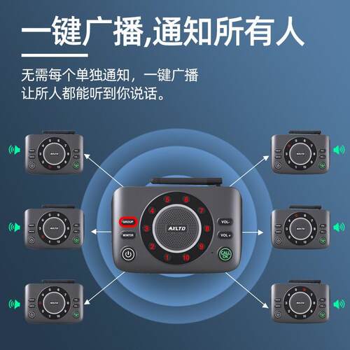 AXLTD同达无线双工办公室通话呼叫器电话双向对讲系统老板秘书机