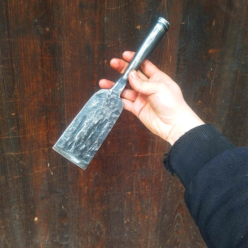 瞿氏铁匠铺户外铲子放套铲打野下套方便铲手工一体弹簧钢锻打而成