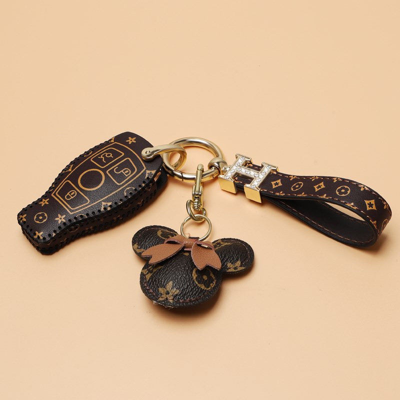 适用于奔驰c260l钥匙套e300l车a200l扣c200l女glc260e级s级gle包