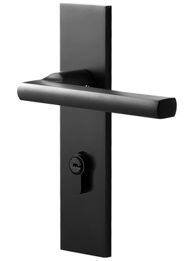 门锁室内卧室黑色门把手北欧静音门锁家用简约房门锁具卫生间门锁