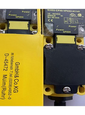 图尔克型接近开关传感器NI40U-CP40-VP4X2-H1141质保一年
