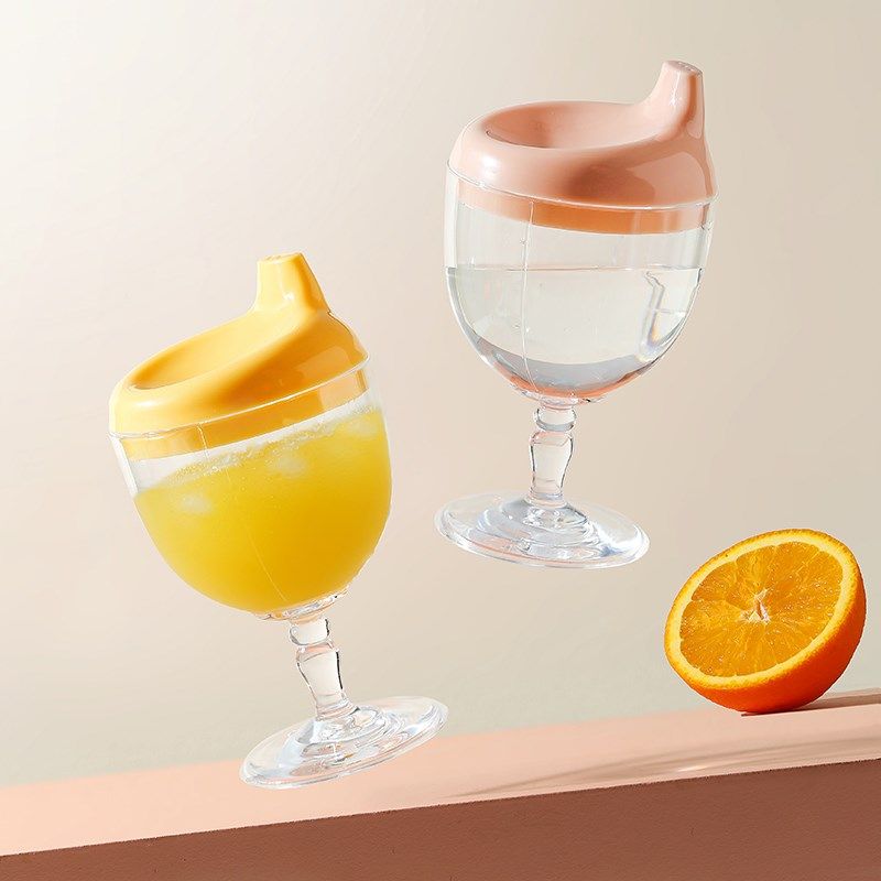 高脚式奶瓶儿童高脚杯宝宝水杯学饮牛奶杯婴儿防摔直饮鸭嘴酒杯式,婴童用品,儿童水杯,淘宝优惠券,粉丝福利购,淘宝优惠卷