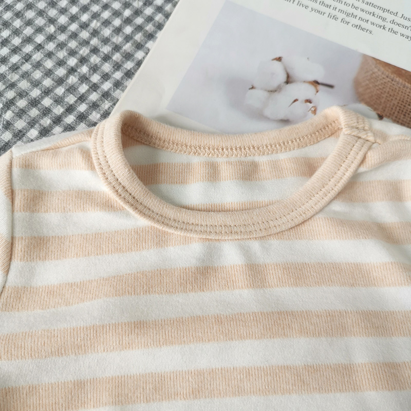 厚实纯棉儿童婴儿护肚保暖内衣套装宝宝家居服打底衫男童秋衣秋裤