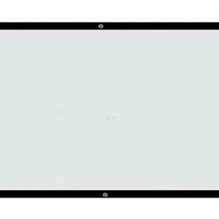 成越100寸16:9白塑简易幕布便携投影布散幕带孔带黑边2.22*1.24米