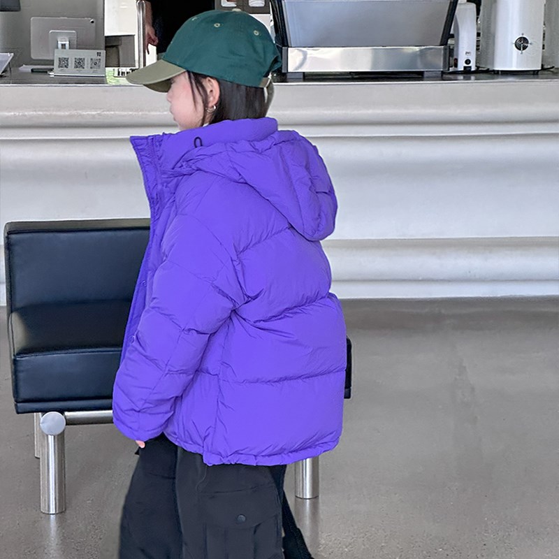 韩国儿童羽绒服男童女童宝宝短款加厚冬装小童大童秋冬新款童装潮