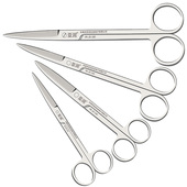 亚润不锈钢辅食剪刀直弯尖小手工术多功能家用橱房钓鱼剪刀