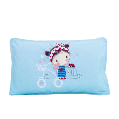 纯棉儿童枕套男女3-6-10宝宝枕头30x50幼儿园40x60cm全棉卡通枕芯