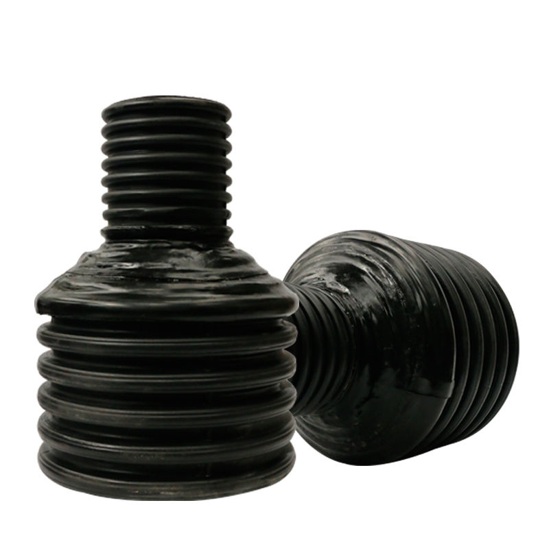 PE波纹管排水管件变径接头大小头配件直通异径管塑料连接件包邮